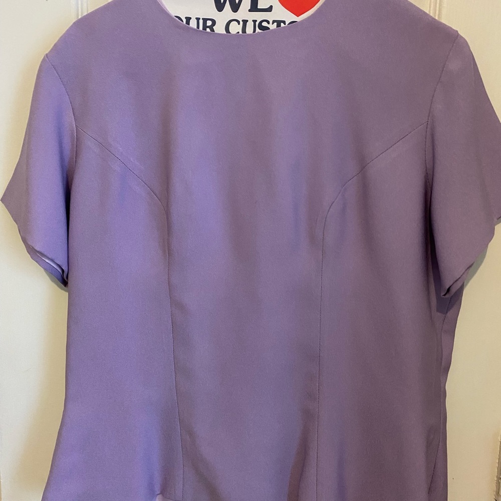 Two piece formal lavender skirt and blouse